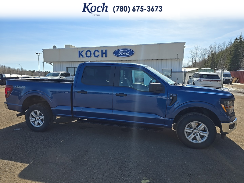 USED 2024 Ford F-150 XL - Atlas Blue Metallic Exterior / MEDIUM DARK SLATE CLOTH Interior - $44,750 - Stock #A26137A - VIN 1FTFW1L87RKE71645 - Photo 14