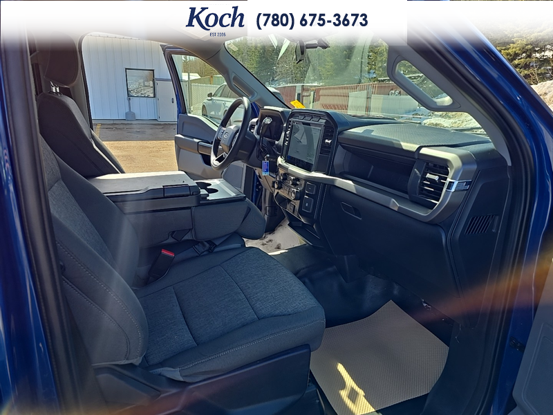 USED 2024 Ford F-150 XL - Atlas Blue Metallic Exterior / MEDIUM DARK SLATE CLOTH Interior - $44,750 - Stock #A26137A - VIN 1FTFW1L87RKE71645 - Photo 21