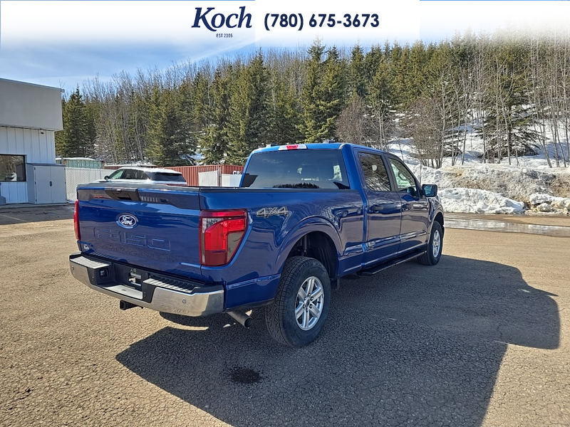 USED 2024 Ford F-150 XL - Atlas Blue Metallic Exterior / MEDIUM DARK SLATE CLOTH Interior - $44,750 - Stock #A26137A - VIN 1FTFW1L87RKE71645 - Photo 2