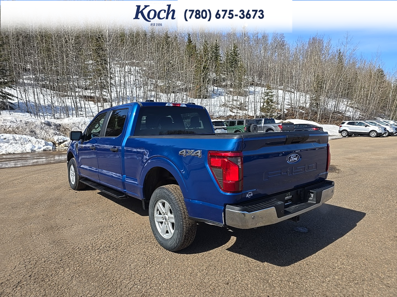 USED 2024 Ford F-150 XL - Atlas Blue Metallic Exterior / MEDIUM DARK SLATE CLOTH Interior - $44,750 - Stock #A26137A - VIN 1FTFW1L87RKE71645 - Photo 3