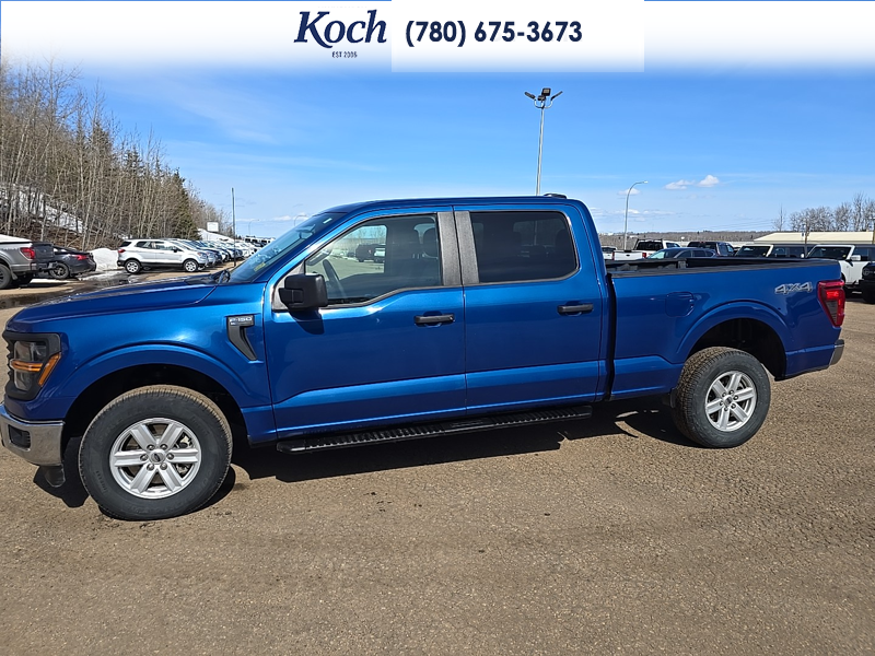 USED 2024 Ford F-150 XL - Atlas Blue Metallic Exterior / MEDIUM DARK SLATE CLOTH Interior - $44,750 - Stock #A26137A - VIN 1FTFW1L87RKE71645 - Photo 6