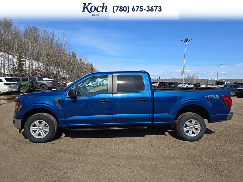 USED 2024 Ford F-150 XL - Atlas Blue Metallic Exterior / MEDIUM DARK SLATE CLOTH Interior - $44,750 - Stock #A26137A - VIN 1FTFW1L87RKE71645 - Photo 7