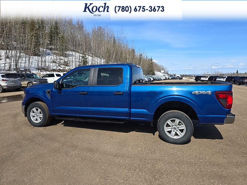 USED 2024 Ford F-150 XL - Atlas Blue Metallic Exterior / MEDIUM DARK SLATE CLOTH Interior - $44,750 - Stock #A26137A - VIN 1FTFW1L87RKE71645 - Photo 8