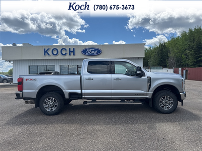 USED 2024 Ford F-350 Super Duty Lariat - Iconic Silver Metallic Exterior - $90,995 - Stock #A26105A - VIN 1FT8W3BTXREE33495