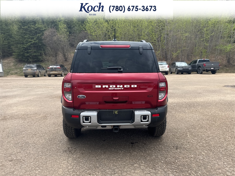 NEW 2025 Ford Bronco Sport Badlands - Ruby Red Tri-coat Metallic Exterior / DARK SPACE GREY LEATHER Interior - $54,660 - Stock #A25287 - VIN 3FMCR9DA6SRF73963 - Photo 10