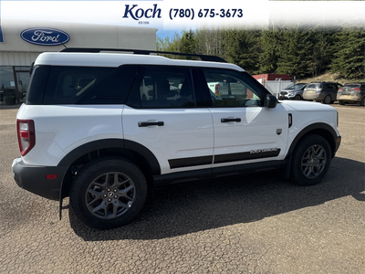USED 2025 Ford Bronco Sport Big Bend Certified Pre-Owned - White Exterior - $44,200 - Stock #AR565 - VIN 3FMCR9BN8SRE54933