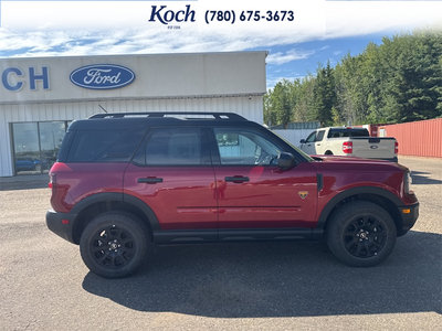 USED 2025 Ford Bronco Sport Badlands - Ruby Red Metallic Tc Exterior - $41,250 - Stock #A26090B - VIN 3FMCR9DA7SRE11548