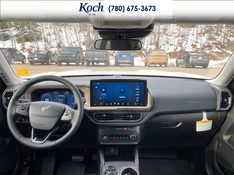 NEW 2025 Ford Bronco Sport Big Bend - Oxford White Exterior / LIGHT SMOKED TRUFFLE Interior - $37,725 - Stock #A25227 - VIN 3FMCR9BN9SRF12550 - Photo 18