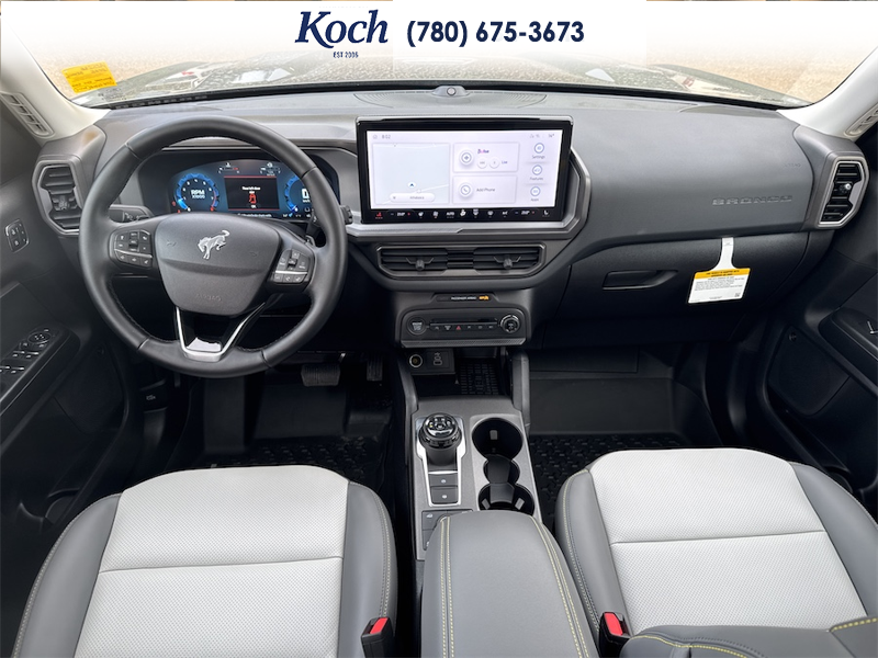 NEW 2025 Ford Bronco Sport Badlands - Carbonized Grey Metallic Exterior / DARK SPACE GREY LEATHER Interior - $54,615 - Stock #A25286 - VIN 3FMCR9DA8SRF75018 - Photo 19