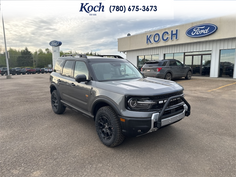 NEW 2025 Ford Bronco Sport Badlands - Carbonized Grey Metallic Exterior / DARK SPACE GREY LEATHER Interior - $54,115 - Stock #A25286 - VIN 3FMCR9DA8SRF75018