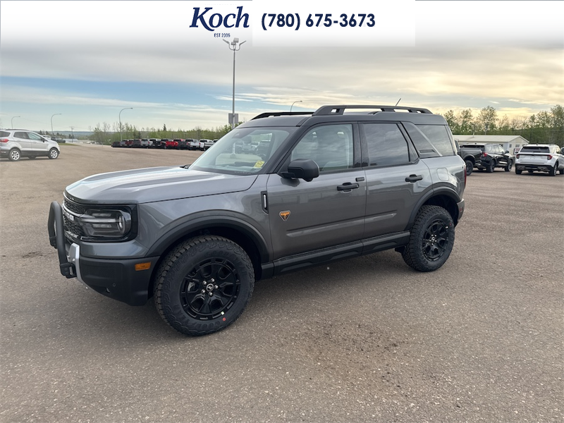 NEW 2025 Ford Bronco Sport Badlands - Carbonized Grey Metallic Exterior / DARK SPACE GREY LEATHER Interior - $54,615 - Stock #A25286 - VIN 3FMCR9DA8SRF75018 - Photo 5