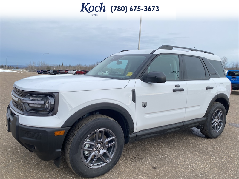 NEW 2025 Ford Bronco Sport Big Bend - Oxford White Exterior / LIGHT SMOKED TRUFFLE Interior - $37,725 - Stock #A25227 - VIN 3FMCR9BN9SRF12550 - Photo 6