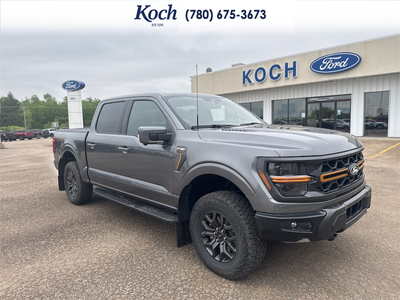 USED 2025 Ford F-150 Tremor - Carbonized Grey Metallic Exterior - $74,995 - Stock #A26160A - VIN 1FTFW4L8XSFA42192
