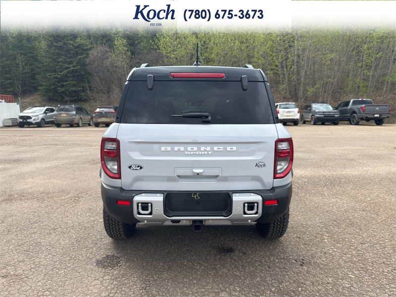 NEW 2026 Ford Bronco Sport Badlands - Crystal White Tricoat Exterior / DARK SPACE GREY LEATHER Interior - $50,656 - Stock #A26055 - VIN 3FMCR9DAXTRE09973 - Photo 10