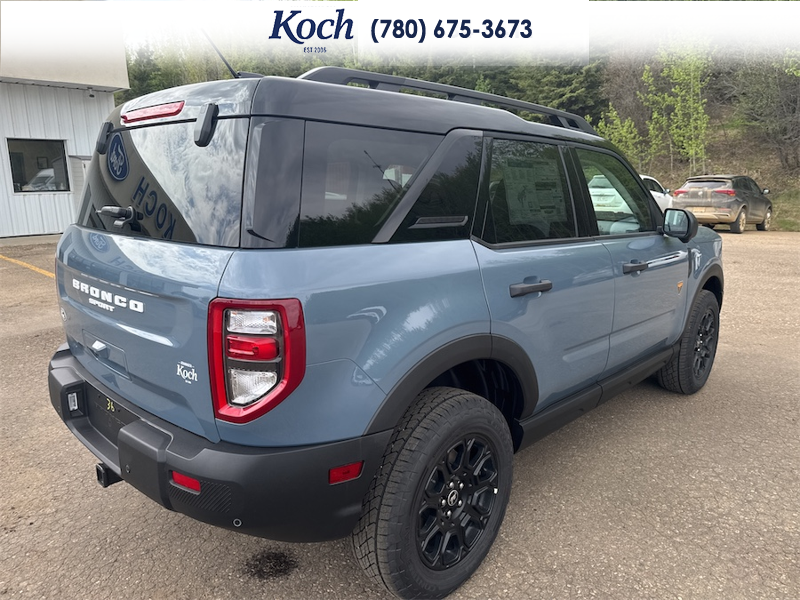 NEW 2026 Ford Bronco Sport Badlands - Azure Grey Metallic Tri-coat Exterior / DARK SPACE GREY LEATHER Interior - $47,740 - Stock #A26155 - VIN 3FMCR9DA9TRE50188 - Photo 11