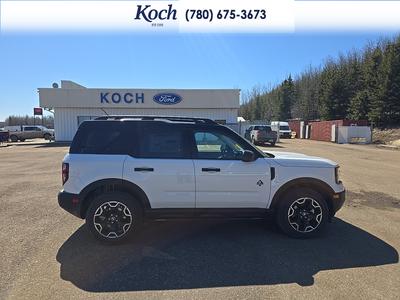 NEW 2026 Ford Bronco Sport Outer Banks - Oxford White Exterior / EBONY BROWN VINYL Interior - $43,190 - Stock #A26146 - VIN 3FMCR9CN7TRE38626