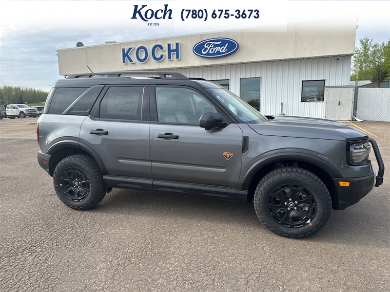 NEW 2026 Ford Bronco Sport Badlands - Carbonized Grey Metallic Exterior / DARK SPACE GREY LEATHER Interior - $54,650 - Stock #A26058 - VIN 3FMCR9DAXTRE09097 - Photo 14
