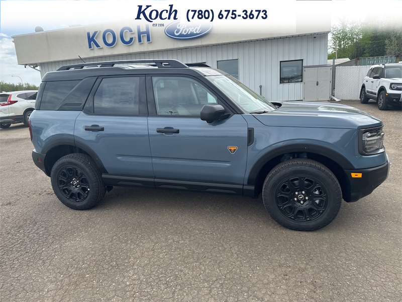 NEW 2026 Ford Bronco Sport Badlands - Azure Grey Metallic Tri-coat Exterior / DARK SPACE GREY LEATHER Interior - $47,740 - Stock #A26155 - VIN 3FMCR9DA9TRE50188 - Photo 14