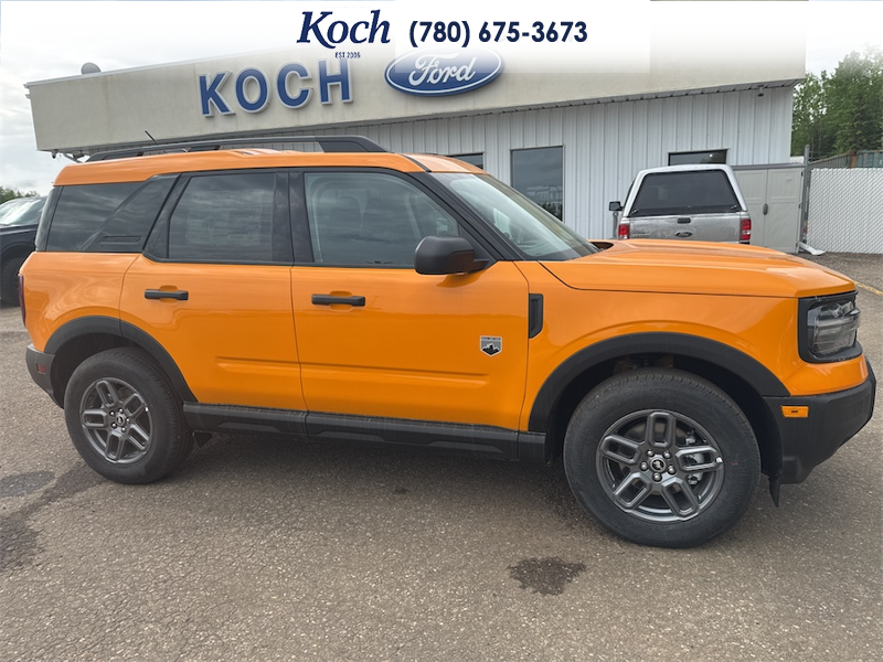 NEW 2026 Ford Bronco Sport Big Bend - Orange Fury Metallic Tri-coat Exterior / LIGHT SMOKED TRUFFLE Interior - $39,835 - Stock #A26121 - VIN 3FMCR9BN9TRE20954 - Photo 14