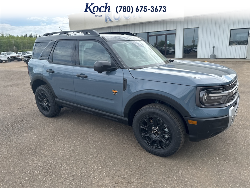 NEW 2026 Ford Bronco Sport Badlands - Azure Grey Metallic Tri-coat Exterior / DARK SPACE GREY LEATHER Interior - $47,740 - Stock #A26155 - VIN 3FMCR9DA9TRE50188 - Photo 15