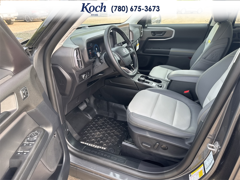 NEW 2026 Ford Bronco Sport Badlands - Carbonized Grey Metallic Exterior / DARK SPACE GREY LEATHER Interior - $54,650 - Stock #A26058 - VIN 3FMCR9DAXTRE09097 - Photo 17