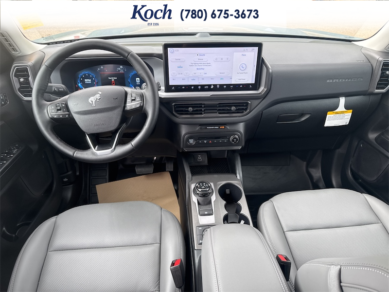 NEW 2026 Ford Bronco Sport Badlands - Azure Grey Metallic Tri-coat Exterior / DARK SPACE GREY LEATHER Interior - $47,740 - Stock #A26155 - VIN 3FMCR9DA9TRE50188 - Photo 19