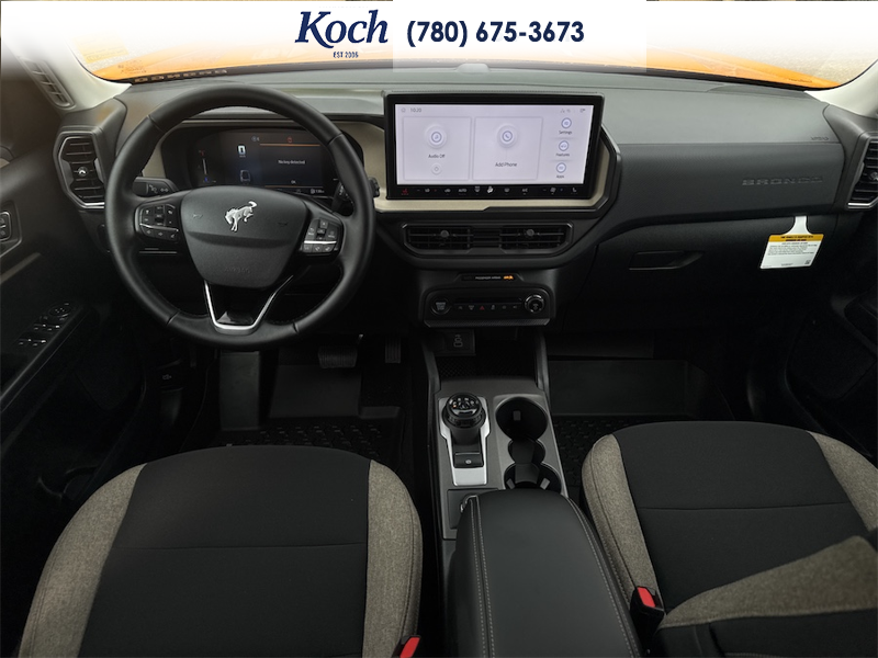 NEW 2026 Ford Bronco Sport Big Bend - Orange Fury Metallic Tri-coat Exterior / LIGHT SMOKED TRUFFLE Interior - $39,835 - Stock #A26121 - VIN 3FMCR9BN9TRE20954 - Photo 19