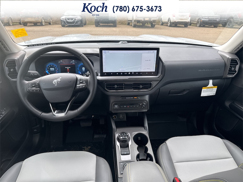NEW 2026 Ford Bronco Sport Badlands - Crystal White Tricoat Exterior / DARK SPACE GREY LEATHER Interior - $50,656 - Stock #A26055 - VIN 3FMCR9DAXTRE09973 - Photo 19