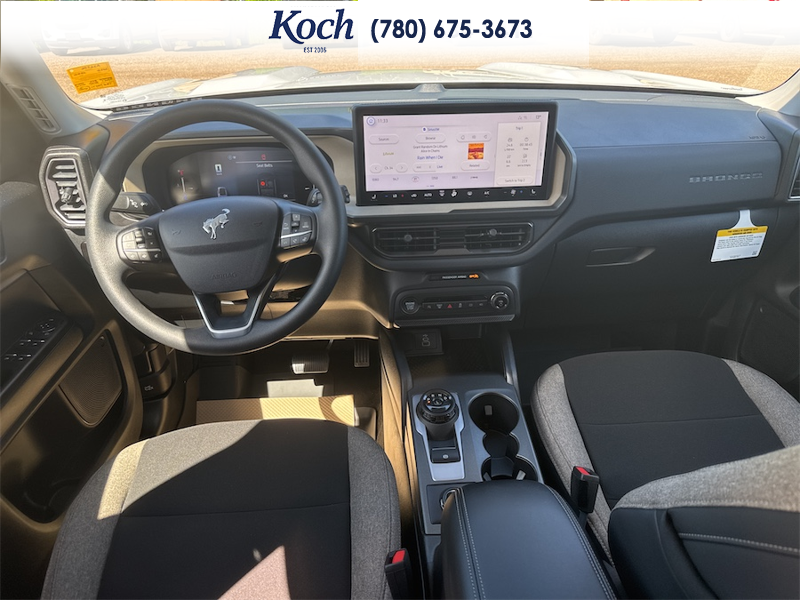 NEW 2026 Ford Bronco Sport Big Bend - Space White Metallic Exterior / MEDIUM LT SMOKED TRUFFLE, CLOTH HEATED FRONT BUCKET SEATS Interior - $38,915 - Stock #A26206 - VIN 3FMCR9BN3TRE70071 - Photo 19