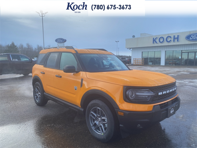 NEW 2026 Ford Bronco Sport Big Bend - Orange Fury Metallic Tri-coat Exterior / LIGHT SMOKED TRUFFLE Interior - $42,835 - Stock #A26121 - VIN 3FMCR9BN9TRE20954