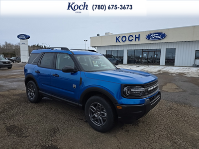 NEW 2026 Ford Bronco Sport Big Bend - Velocity Blue Metallic Exterior / LIGHT SMOKED TRUFFLE Interior - $41,440 - Stock #A26125 - VIN 3FMCR9BN6TRE21320