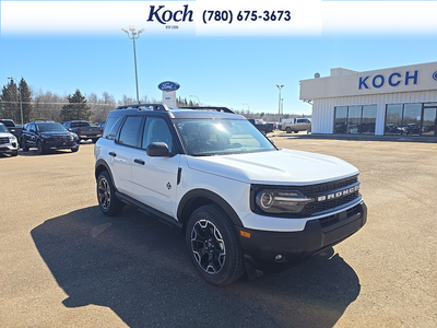 NEW 2026 Ford Bronco Sport Outer Banks - Oxford White Exterior / EBONY BROWN VINYL Interior - $43,190 - Stock #A26146 - VIN 3FMCR9CN7TRE38626