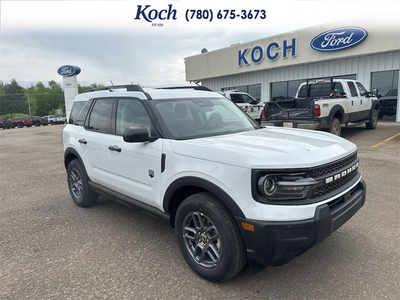NEW 2026 Ford Bronco Sport Big Bend - Oxford White Exterior / LIGHT SMOKED TRUFFLE Interior - $38,440 - Stock #A26072 - VIN 3FMCR9BN1TRE09379