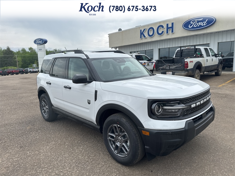 NEW 2026 Ford Bronco Sport Big Bend - Oxford White Exterior / LIGHT SMOKED TRUFFLE Interior - $38,440 - Stock #A26072 - VIN 3FMCR9BN1TRE09379 - Photo 1