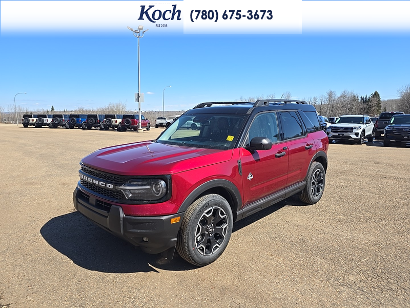 NEW 2026 Ford Bronco Sport Outer Banks - Ruby Red Tri-coat Metallic Exterior / EBONY BROWN VINYL Interior - $42,290 - Stock #A26145 - VIN 3FMCR9CN2TRE36671 - Photo 21