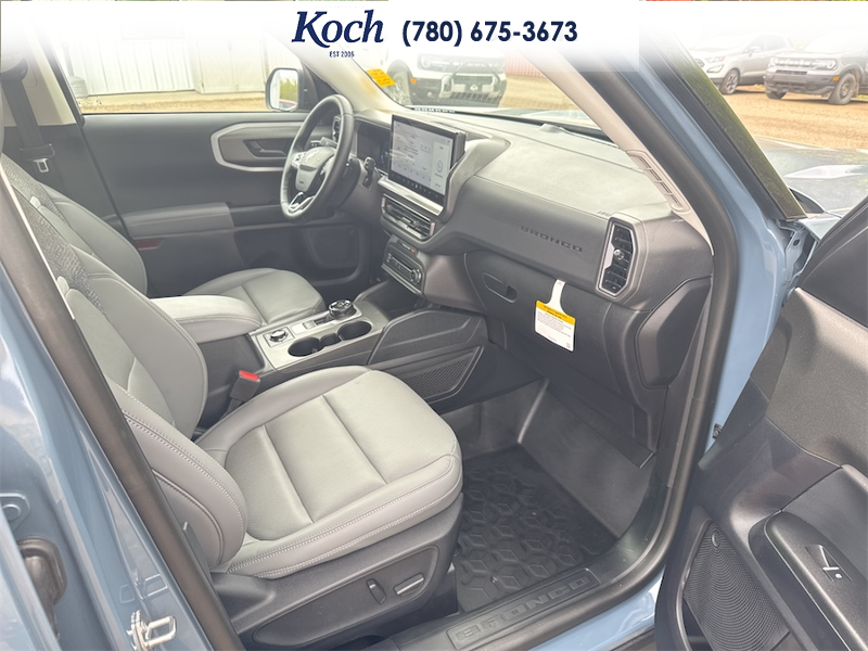 NEW 2026 Ford Bronco Sport Badlands - Azure Grey Metallic Tri-coat Exterior / DARK SPACE GREY LEATHER Interior - $47,740 - Stock #A26155 - VIN 3FMCR9DA9TRE50188 - Photo 21