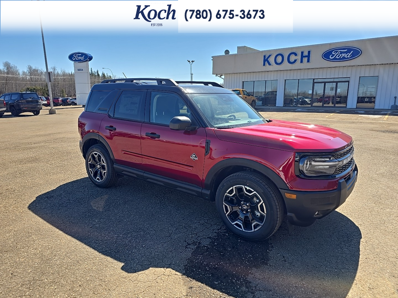 NEW 2026 Ford Bronco Sport Outer Banks - Ruby Red Tri-coat Metallic Exterior / EBONY BROWN VINYL Interior - $42,290 - Stock #A26145 - VIN 3FMCR9CN2TRE36671 - Photo 26