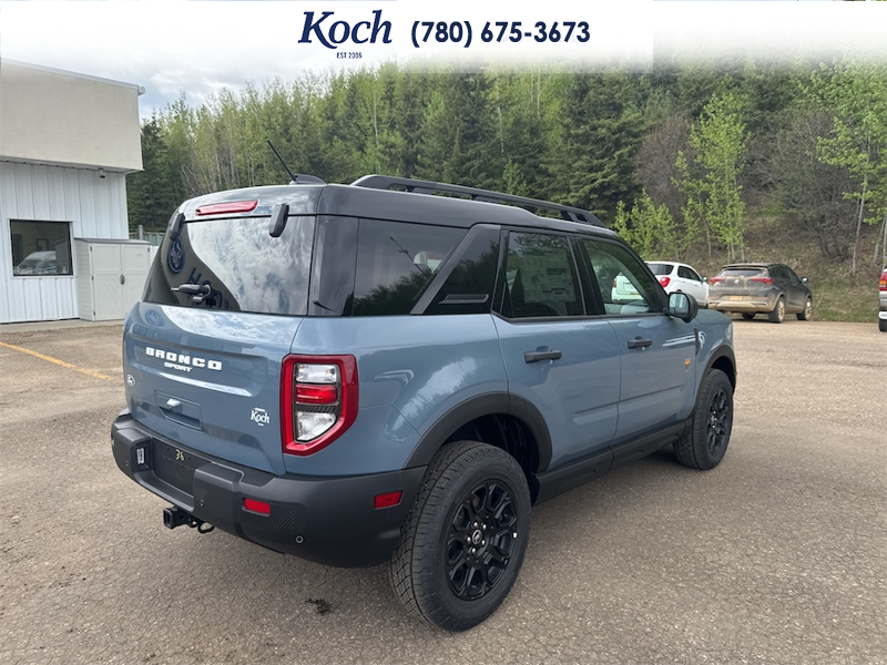 NEW 2026 Ford Bronco Sport Badlands - Azure Grey Metallic Tri-coat Exterior / DARK SPACE GREY LEATHER Interior - $47,740 - Stock #A26155 - VIN 3FMCR9DA9TRE50188 - Photo 2