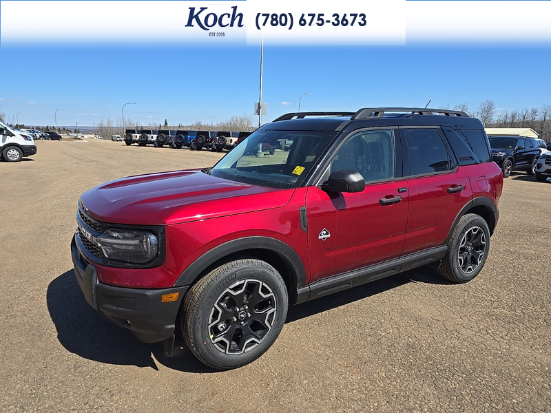 NEW 2026 Ford Bronco Sport Outer Banks - Ruby Red Tri-coat Metallic Exterior / EBONY BROWN VINYL Interior - $42,290 - Stock #A26145 - VIN 3FMCR9CN2TRE36671 - Photo 35