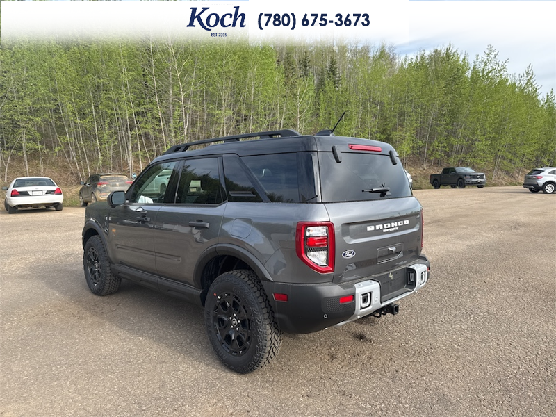 NEW 2026 Ford Bronco Sport Badlands - Carbonized Grey Metallic Exterior / DARK SPACE GREY LEATHER Interior - $54,650 - Stock #A26058 - VIN 3FMCR9DAXTRE09097 - Photo 3