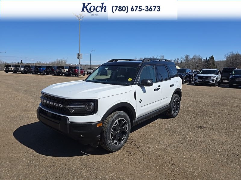 NEW 2026 Ford Bronco Sport Outer Banks - Oxford White Exterior / EBONY BROWN VINYL Interior - $41,690 - Stock #A26146 - VIN 3FMCR9CN7TRE38626 - Photo 4