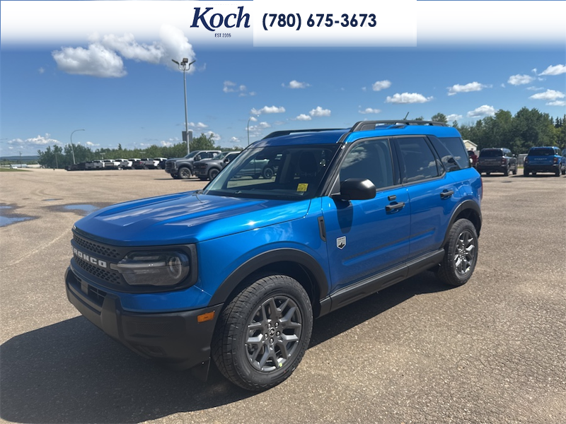 NEW 2026 Ford Bronco Sport Big Bend - Velocity Blue Metallic Exterior / MEDIUM LT SMOKED TRUFFLE, CLOTH HEATED FRONT BUCKET SEATS Interior - $36,748 - Stock #A26205 - VIN 3FMCR9BN4TRE69995 - Photo 4