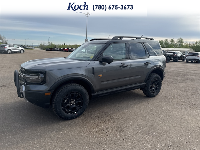 NEW 2026 Ford Bronco Sport Badlands - Carbonized Grey Metallic Exterior / DARK SPACE GREY LEATHER Interior - $54,650 - Stock #A26058 - VIN 3FMCR9DAXTRE09097 - Photo 5