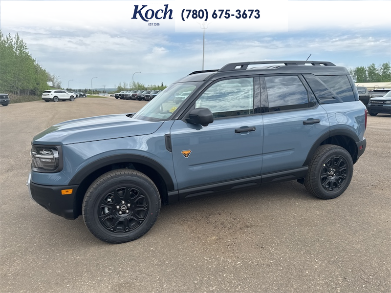 NEW 2026 Ford Bronco Sport Badlands - Azure Grey Metallic Tri-coat Exterior / DARK SPACE GREY LEATHER Interior - $47,740 - Stock #A26155 - VIN 3FMCR9DA9TRE50188 - Photo 5