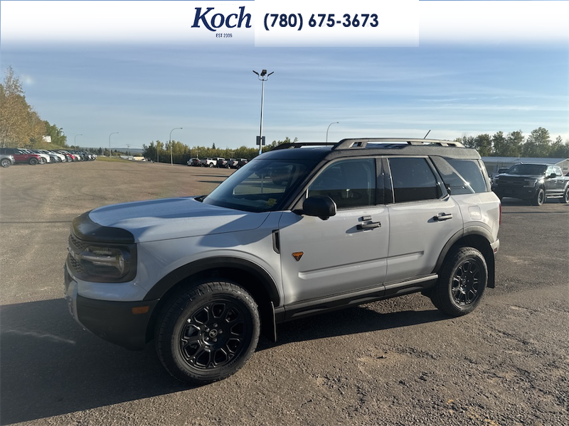 NEW 2026 Ford Bronco Sport Badlands - Space White Metallic Exterior / DARK SPACE GREY, ACTIVEX TRIMMED HTD FR SPORT CONTOUR BUCKET SEA Interior - $47,470 - Stock #A26257 - VIN 3FMCR9DA8TRE86406 - Photo 5