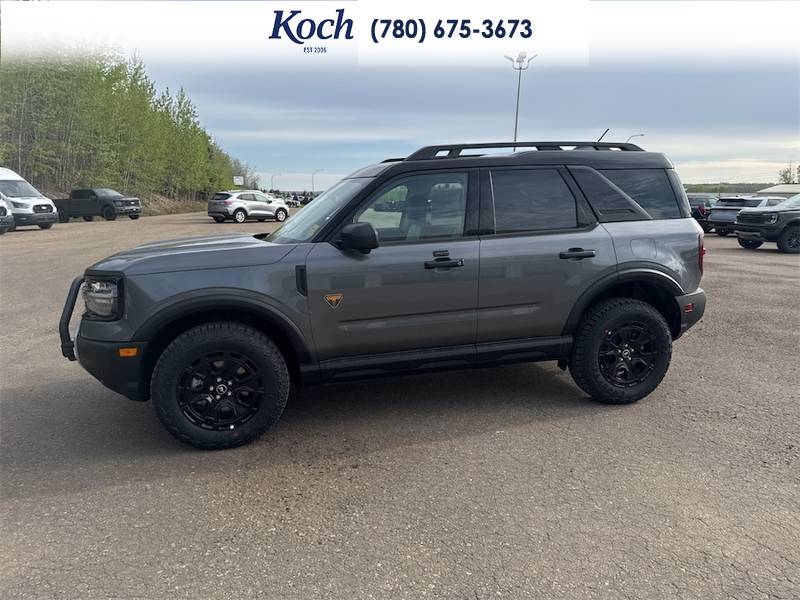 NEW 2026 Ford Bronco Sport Badlands - Carbonized Grey Metallic Exterior / DARK SPACE GREY LEATHER Interior - $54,650 - Stock #A26058 - VIN 3FMCR9DAXTRE09097 - Photo 6