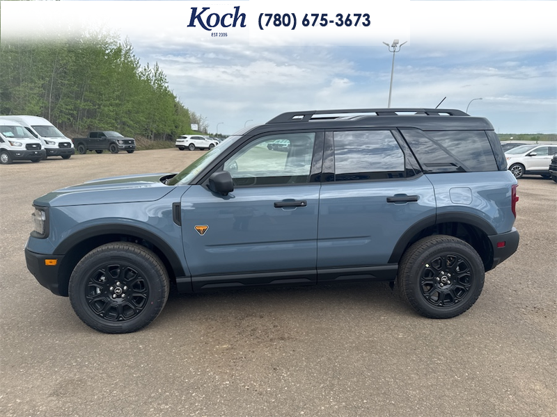 NEW 2026 Ford Bronco Sport Badlands - Azure Grey Metallic Tri-coat Exterior / DARK SPACE GREY LEATHER Interior - $47,740 - Stock #A26155 - VIN 3FMCR9DA9TRE50188 - Photo 6
