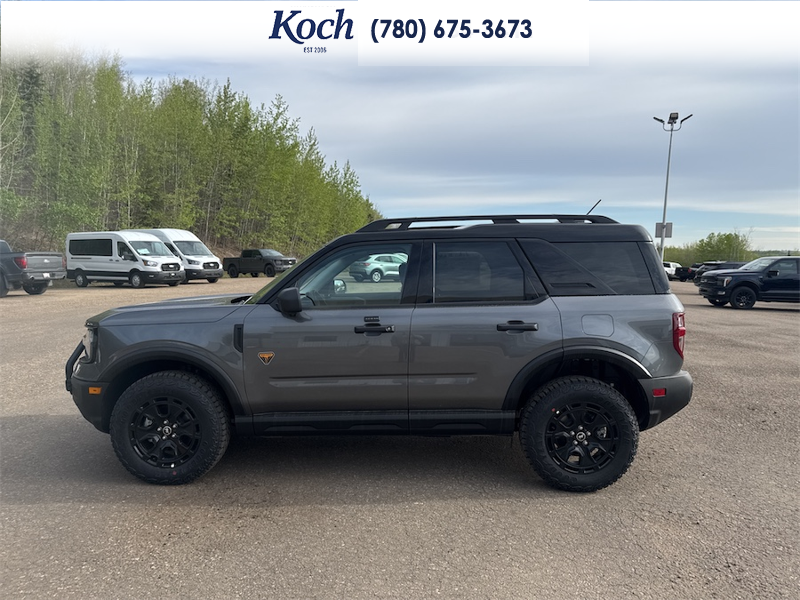 NEW 2026 Ford Bronco Sport Badlands - Carbonized Grey Metallic Exterior / DARK SPACE GREY LEATHER Interior - $54,650 - Stock #A26058 - VIN 3FMCR9DAXTRE09097 - Photo 7