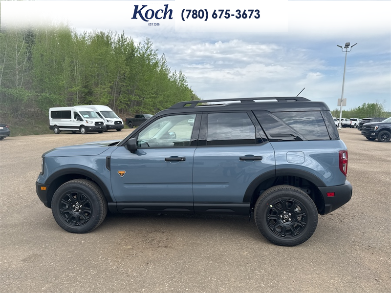 NEW 2026 Ford Bronco Sport Badlands - Azure Grey Metallic Tri-coat Exterior / DARK SPACE GREY LEATHER Interior - $47,740 - Stock #A26155 - VIN 3FMCR9DA9TRE50188 - Photo 7