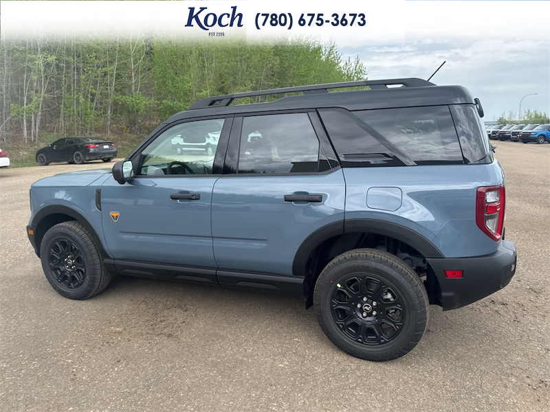 NEW 2026 Ford Bronco Sport Badlands - Azure Grey Metallic Tri-coat Exterior / DARK SPACE GREY LEATHER Interior - $47,740 - Stock #A26155 - VIN 3FMCR9DA9TRE50188 - Photo 8
